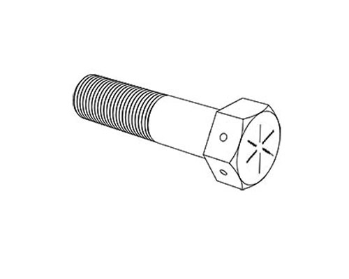 ASME B18.2.1美标外六角头带孔螺栓